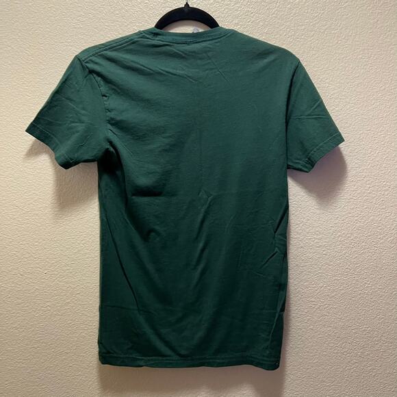 Oregon Trail Adventure Game Funny Graphic T-Shirt Short Sleeve Size XS Green - Picture 5 of 5